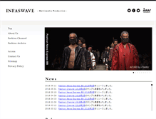 Tablet Screenshot of fashionnews.co.jp